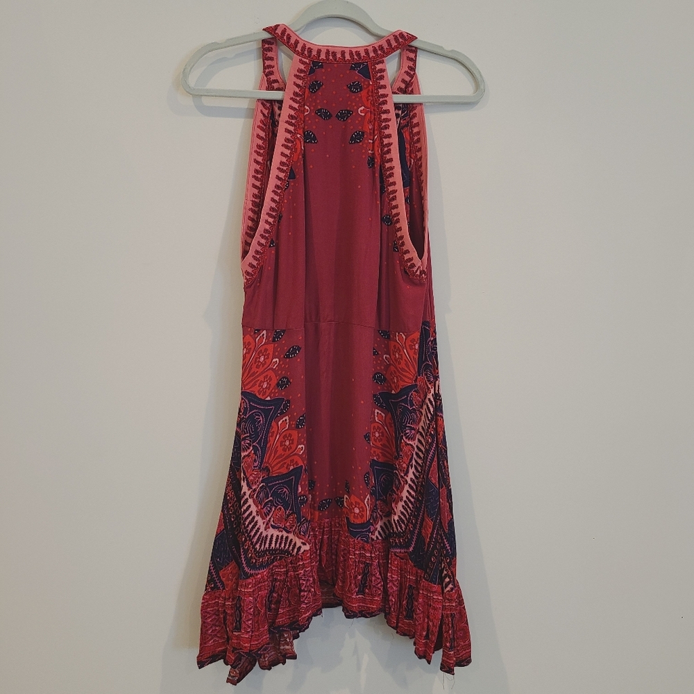 Free People Steal The Sun Printed Halter Mini Dress - Picture 5 of 9